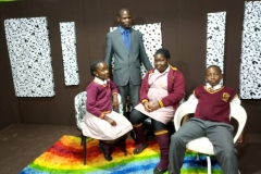 Standard Six Students at Rainbow TV for Drama Production